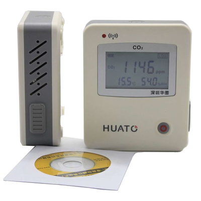 China Maderero de datos del CO2 del registrador del monitor de la humedad de la temperatura con los sensores importados original proveedor