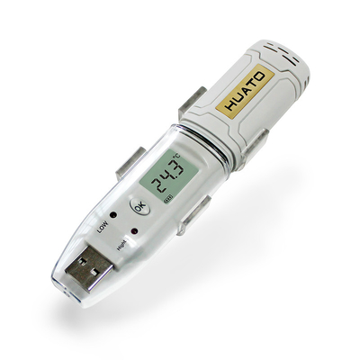 China Peso ligero del Usb del registrador de la temperatura del maderero de datos USB de la prueba del polvo IP67 proveedor