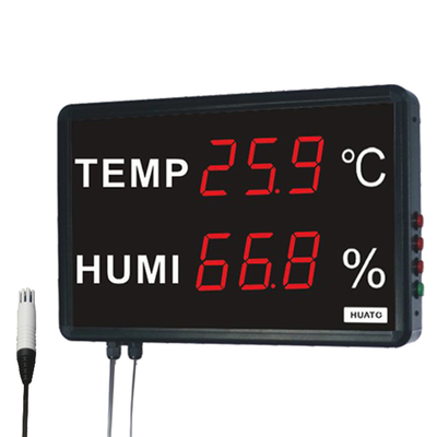 China Temperatura de Digitaces del higrómetro del termómetro de HUATO Digitaces y exhibición de la humedad proveedor