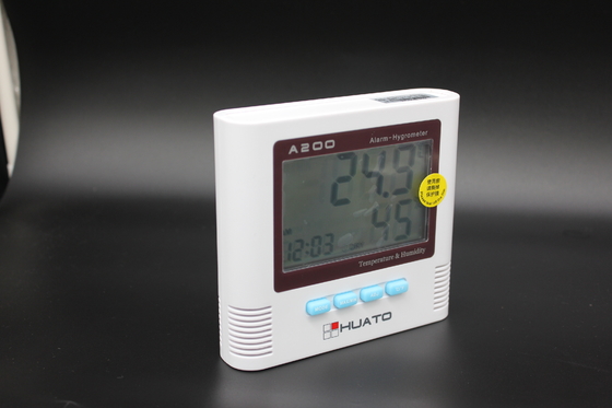 China Reloj del higrómetro del termómetro del LCD Digital/metro grandes de Humidmeter de la temperatura de la función de la alarma proveedor
