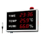 De la humedad termómetro e higrómetro de tiempo-temperatura de Digitaces simultáneamente para Warehouse y el sitio proveedor