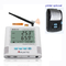Sensor de temperatura del G/M de la alarma de SMS, exhibición del LCD del maderero de datos de la temperatura del G/M proveedor