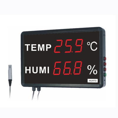 China Termómetro grande de la temperatura ambiente del LED, metro de la humedad del termómetro de Digitaces proveedor